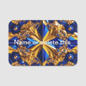 Namensschild mit Schweden Farben (Vorderseite)