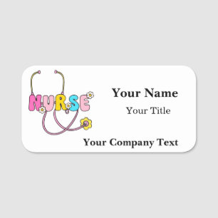 Namensschild mit Veterinär-Logo und individuellem