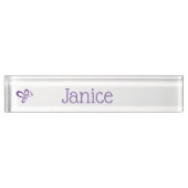 Namensschild Namensplakette (Vorderseite)