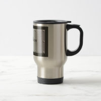 Namensschild-Reise-Tasse
