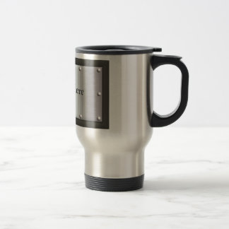Namensschild-Reise-Tasse Reisebecher
