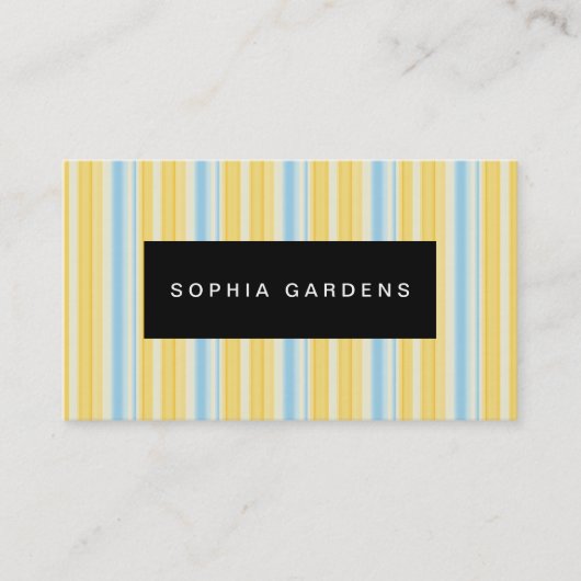 Namensschild - Streifen 310515 (1) Visitenkarte (Vorderseite)