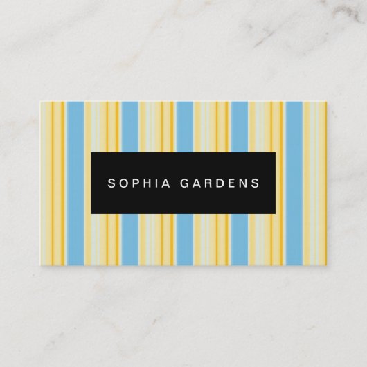 Namensschild - Streifen 310515 (2) Visitenkarte (Vorderseite)