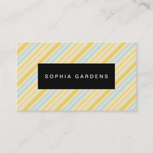 Namensschild - Streifen 310515 (4) Visitenkarte (Vorderseite)