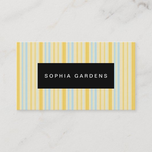 Namensschild - Streifen 310515 (4) Visitenkarte (Vorderseite)