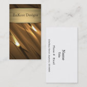 Namensschild Visitenkarte (Vorne/Hinten)