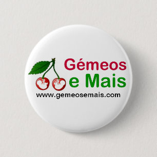 Namensschild Zwillings und Mehr Button