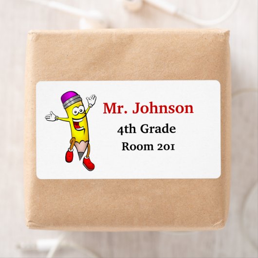 Namensschilder des Lehrers (Insitu)