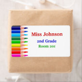 Namensschilder für farbenfrohe Lehrer (Insitu)