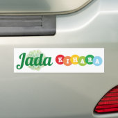 Namensschilder Jada und Kihara Autoaufkleber (Auf Auto)