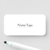 Namensschilder Namensschild (Beispiel)