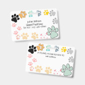 Namensschilder pam ärztlichen Tierarzt id Abzeiche Ausweis (Front & Back)