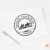 Namensschilder Runder Aufkleber (Umschlag)