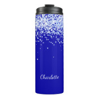 Namensschrift für Royal Blue Glitzer Glitzern
