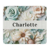 Namensskript für die grünen Cremes Schneidebrett (Vorderseite)