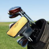 Namensskript für Goldmonogramm Golf Headcover (In Situ)