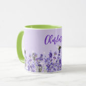 Namensskript für Lavenderfloralen Tasse (Vorderseite Links)