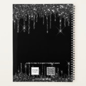 Namensskript für Schwarze Tropfen 2025 Planer (Rückseite)