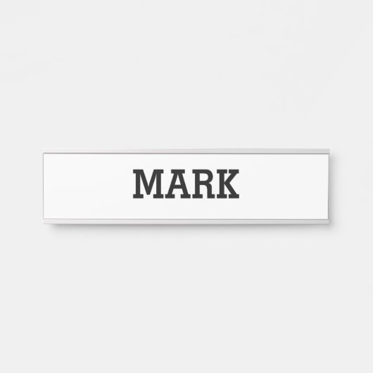 Namenstafel Türschild (Vorderseite )