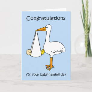 Namenstag Herzlichen Glückwunsch für Baby Boy Karte