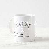 NamensTasse des Peptids Mimi Kaffeetasse (Vorderseite Links)