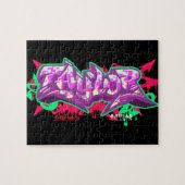 NamensTaylor im GraffitiPuzzlespiel Puzzle (Horizontal)