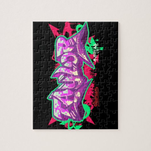 NamensTaylor im GraffitiPuzzlespiel Puzzle (Vertikal)