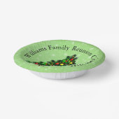 Namenstext anpassen Weihnachtsbaum 20xx Pappteller (Gewinkelt)