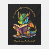 Namenstext hinzufügen, Abenteuer unvergesslich, Dr Fleecedecke (Vorderseite)