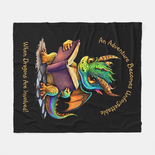 Namenstext hinzufügen, Abenteuer unvergesslich, Dr Fleecedecke (Vorderseite (Horizontal))