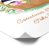 Namenstext hinzufügen, Aktionskorb des Kinderzimme Poster (Ecke)