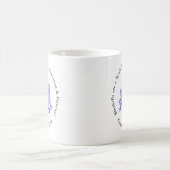 Namenstext hinzufügen, Bluebells Hoffnung Inspirat Kaffeetasse (Mittel)