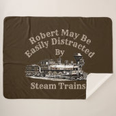 Namenstext hinzufügen - durch Dampfzüge leicht abg Sherpadecke (Vorderseite (Horizontal))