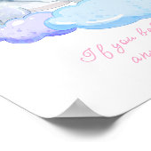 Namenstext hinzufügen, Elephant fliegen und Bluebi Poster (Ecke)