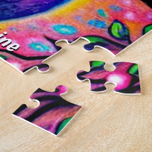 Namenstext hinzufügen, Niedliche Babykoala in Bäum Puzzle (Seite)