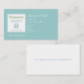 Namensübersetzung Terminkarte (Vorne/Hinten)