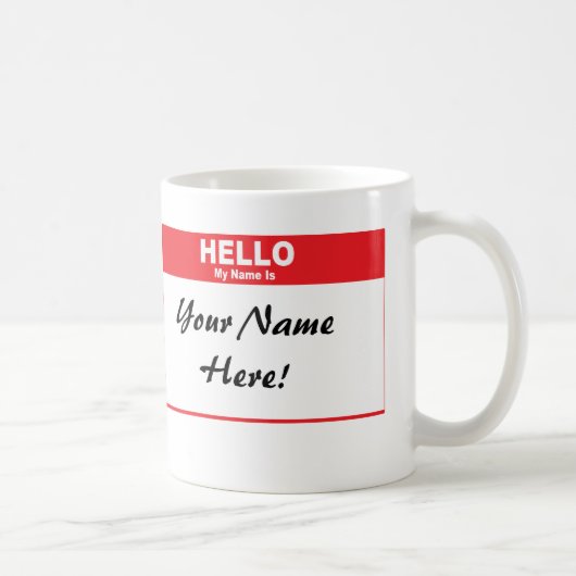 Namensumbau-Tasse Kaffeetasse (Rechts)