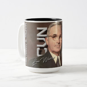 NAMENSVETTER DER TASSEN-CVN-75 USS HARRY S. TRUMAN ZWEIFARBIGE TASSE