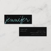 NamensVisitenkarten Mini Visitenkarte (Vorne/Hinten)