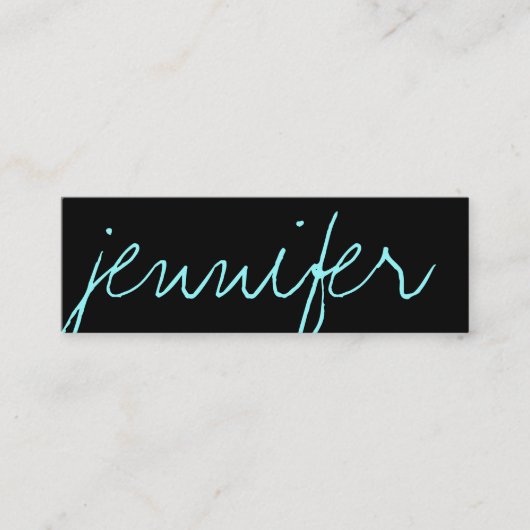 NamensVisitenkarten Mini Visitenkarte (Vorderseite)