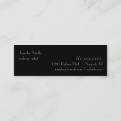 NamensVisitenkarten Mini Visitenkarte (Rückseite)