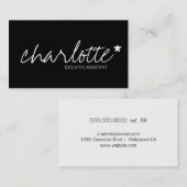 NamensVisitenkarten Visitenkarte (Vorne/Hinten)