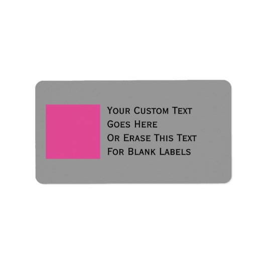 Namensvorlage Adressaufkleber (Vorne)