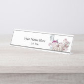 Namensvorlage für Schreibtisch Schreibtischnamensplakette (Vorderseite )