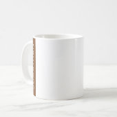 Namensvorlage Modernes Minimalistisches Design Kaffeetasse (Vorderseite Links)