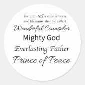 Names of God Sticker (Vorderseite)