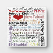 Names of God-Subway Art Fotoplatte (Vorderseite)