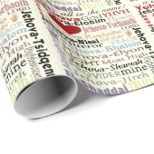 Names of God-Subway Art Geschenkpapier (Rolleneckpunkt)