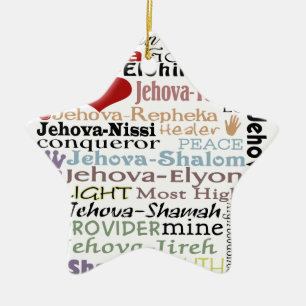 Names of God-Subway Art Keramik Ornament