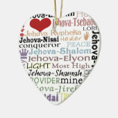 Names of God-Subway Art Keramikornament (Links)